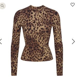 Dolce & Gabbana x Skims COTTON JERSEY LONG SLEEVE T-SHIRT